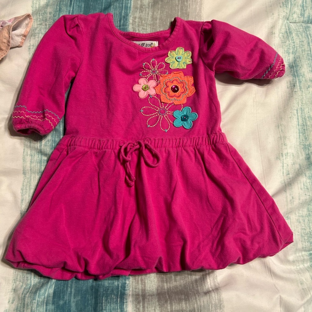 Maggie and Zoey 18 Month Pink Floral Dress